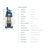 Pedrollo TOP MULTI-TECH 4 0,75 kW 10m kabel